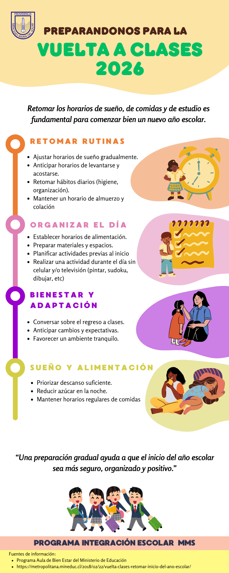 VUELTA A CLASES RECOMENDACIONES